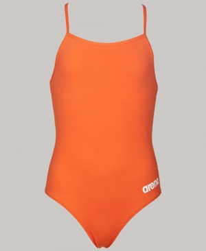 Orange Arena Mast Youth Light Tech Back Girls' Swimsuits | 81819917