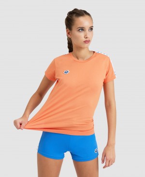 Orange Arena Team S/S Women's T Shirts | 25210179