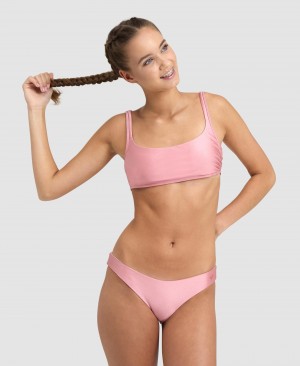 Pink Arena Shila Bralette Women's Bikinis | 70714248