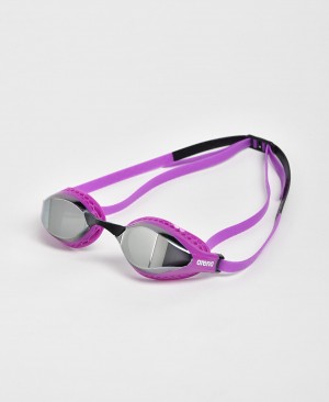 Purple Arena Air Speed Mirror Men's Swimming Goggles | 80546779