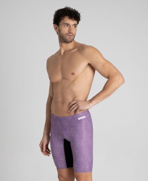 Purple Arena Kikko Jammer Men's Swim Shorts | 19550651