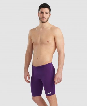 Purple Arena Team Solid Jammer Men's Swim Shorts | 11401788