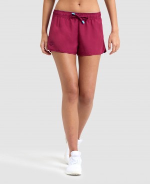 Purple Arena Team Solid Women's Shorts | 11905087