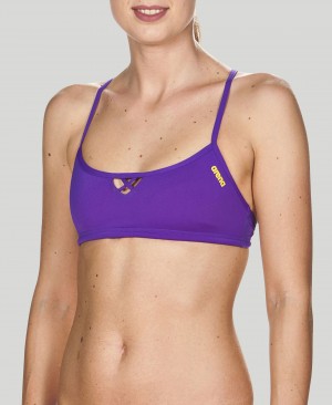 Purple Arena Top Women's Bandeau | 29525445