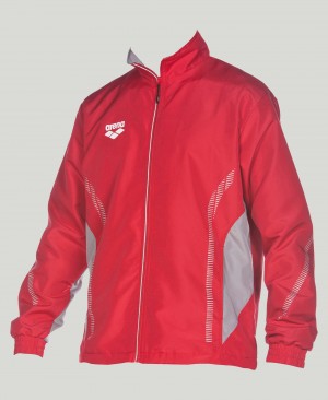 Red Arena Team Line Warm-up Men's Jackets | 49979618