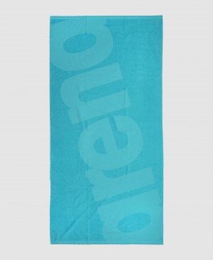 Turquoise Arena Beach Logo Ii Men's Towels | 45670775