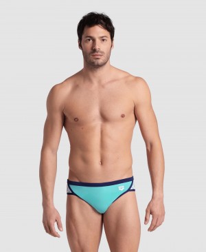 Turquoise Arena Icons Men's Briefs | 26287321