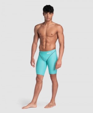 Turquoise Arena Powerskin St 2.0 Next Eco Jammer Men's Racing Suit | 5374403