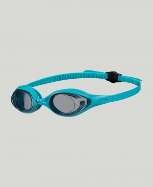 Turquoise Arena Spider Men's Swimming Goggles | 26305910