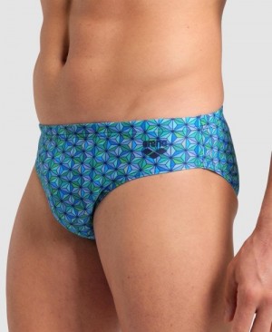 Turquoise Arena Starfish Men's Briefs | 32864752