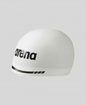 White Arena 3d Soft Men's Swim Cap | 50973787