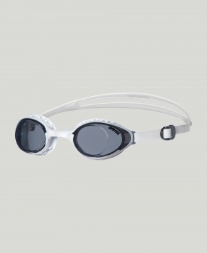 White Arena Air Soft Men's Swimming Goggles | 76406404