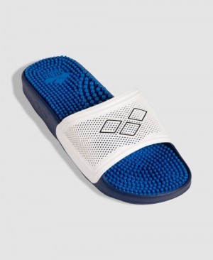 White Arena Marco United Diamond Pool Men's Slides | 83029342