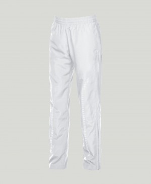 White Arena Team Line Warm-up Men's Pants | 59457086