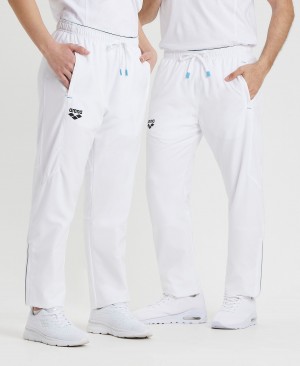 White Arena Team Sports Panel Men's Pants | 25059311