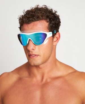 White Arena The One Mirror Mask Men's Swimming Goggles | 41125848