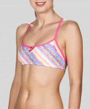 White Arena Top Women's Bandeau | 35093577