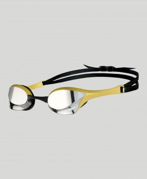 Yellow Arena Cobra Ultra Swipe Mirror Men's Swimming Goggles | 60403921