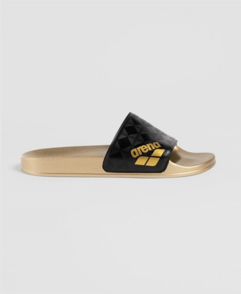 Black Arena 50th Pool Men's Slides | 22359262