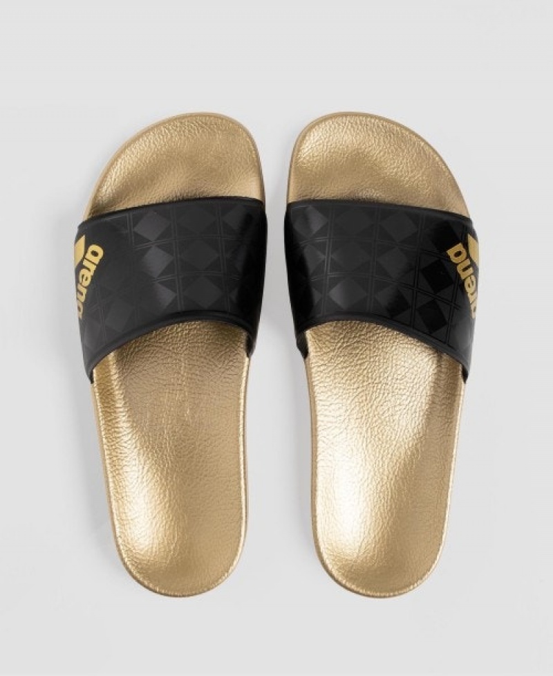 Black Arena 50th Pool Men's Slides | 22359262