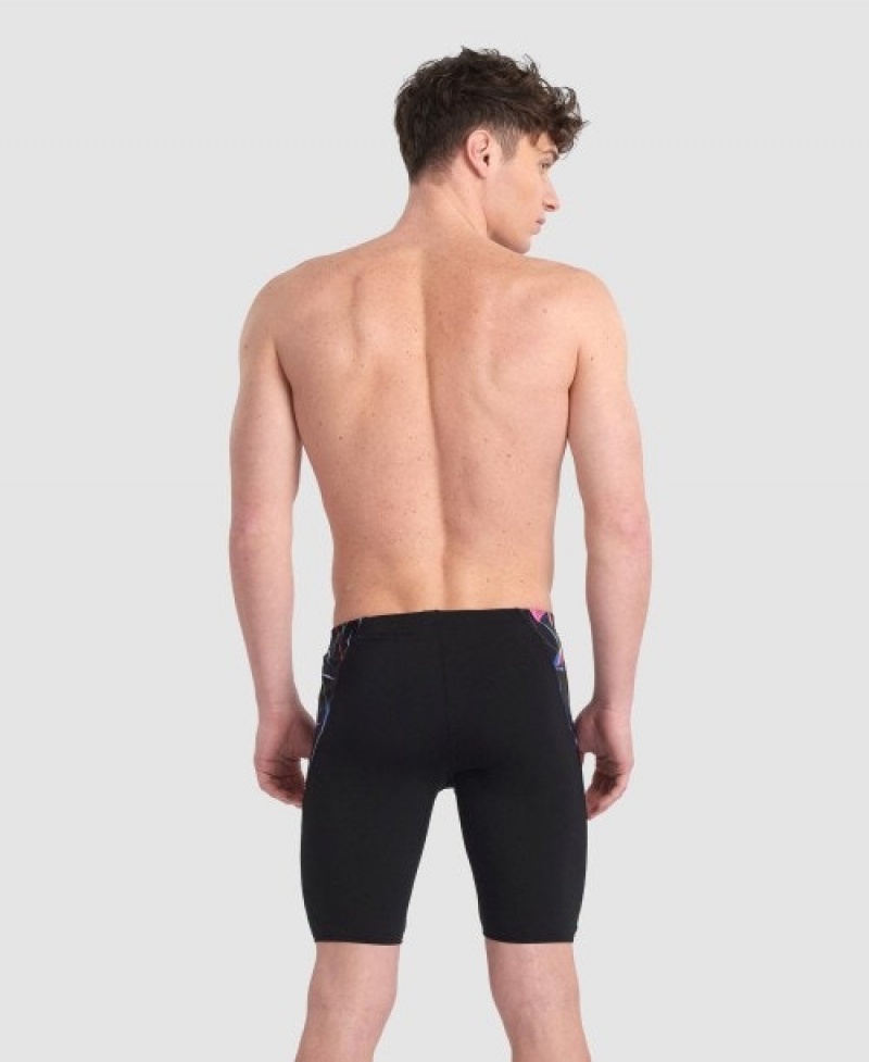 Black Arena All Over Jammer Men's Swim Shorts | 29556583