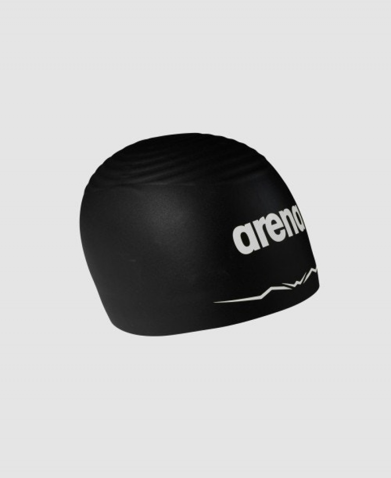 Black Arena Aquaforce Wave Men's Swim Cap | 37752612