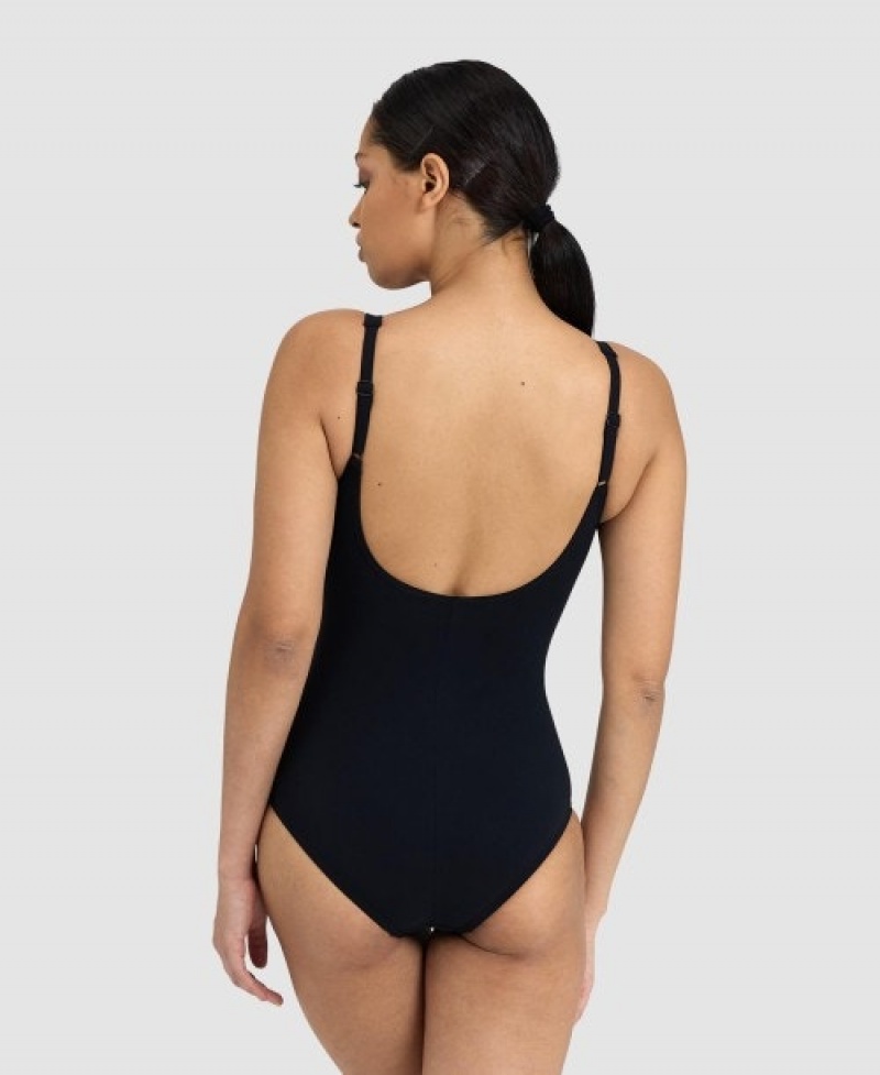 Black Arena Bodylift Maura U Back Women's Swimsuits | 77280873