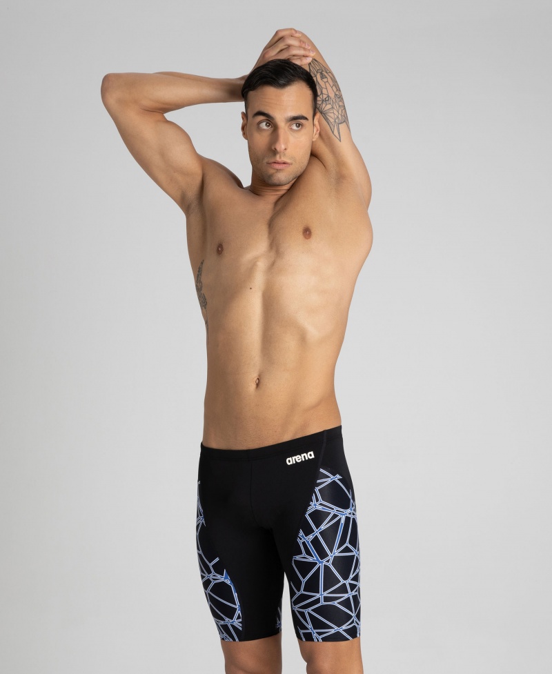 Black Arena Carbonics Pro Jammer Men\'s Swim Shorts | 58749864