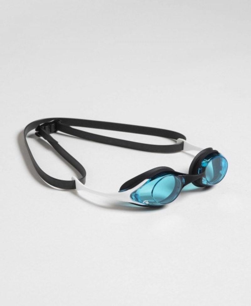 Black Arena Cobra Swipe Men's Swimming Goggles | 6221638