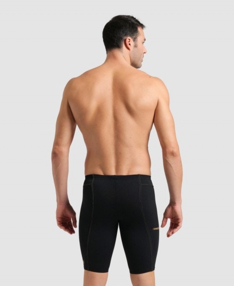 Black Arena David Popovici Signature Jammer Men's Swim Shorts | 19118000