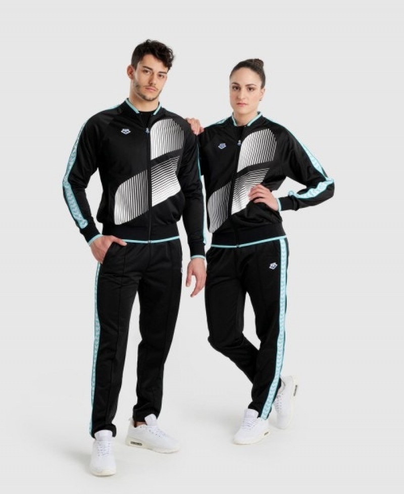 Black Arena Diamonds Relax Iv Men's Jackets | 12143015