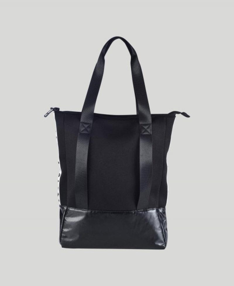 Black Arena Fast Tote All-black Men's Tote Bags | 7712326