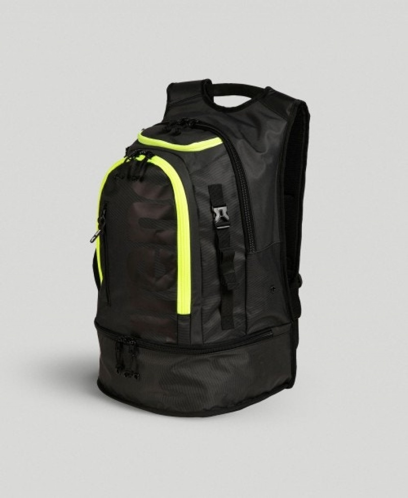 Black Arena Fastpack 3.0 40 L Men's Backpacks | 15875212