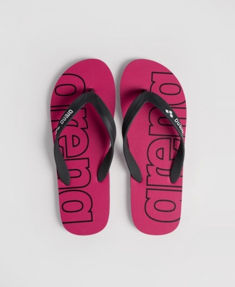 Black Arena Flip Flop Arena Hook Women's Flip Flops | 61693244