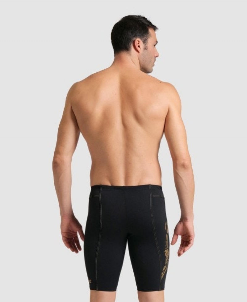 Black Arena Gregorio Paltrinieri Signature Jammer Men's Swim Shorts | 48702684