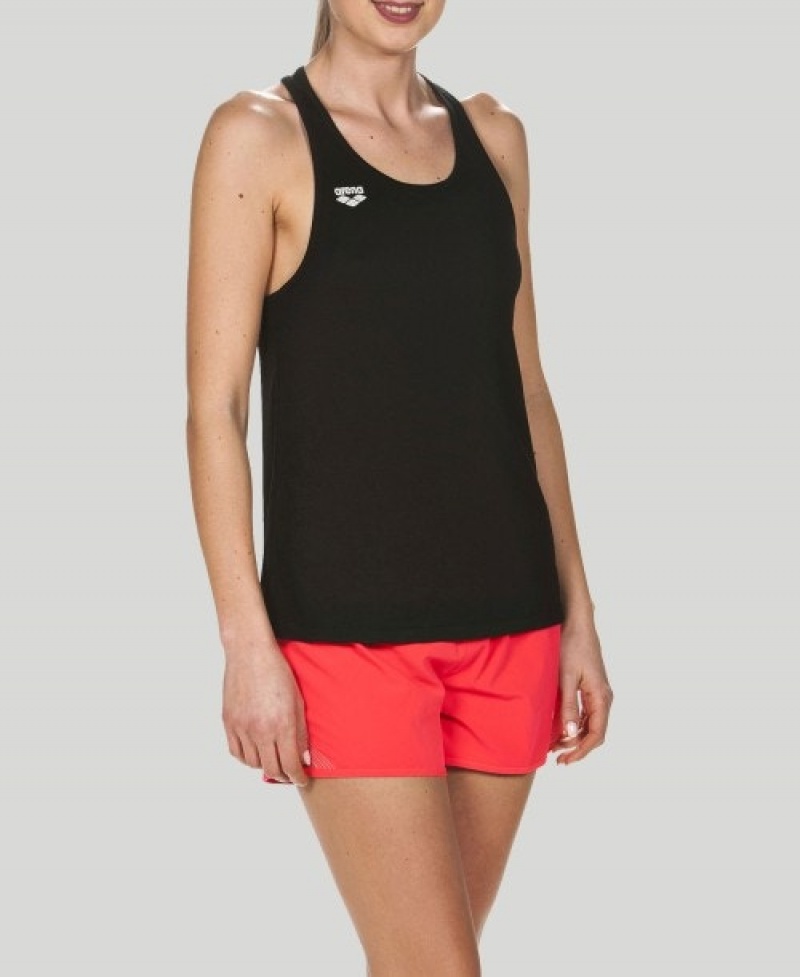 Black Arena Gym Women's Tank Top | 68069634