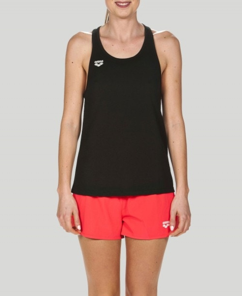 Black Arena Gym Women's Tank Top | 68069634