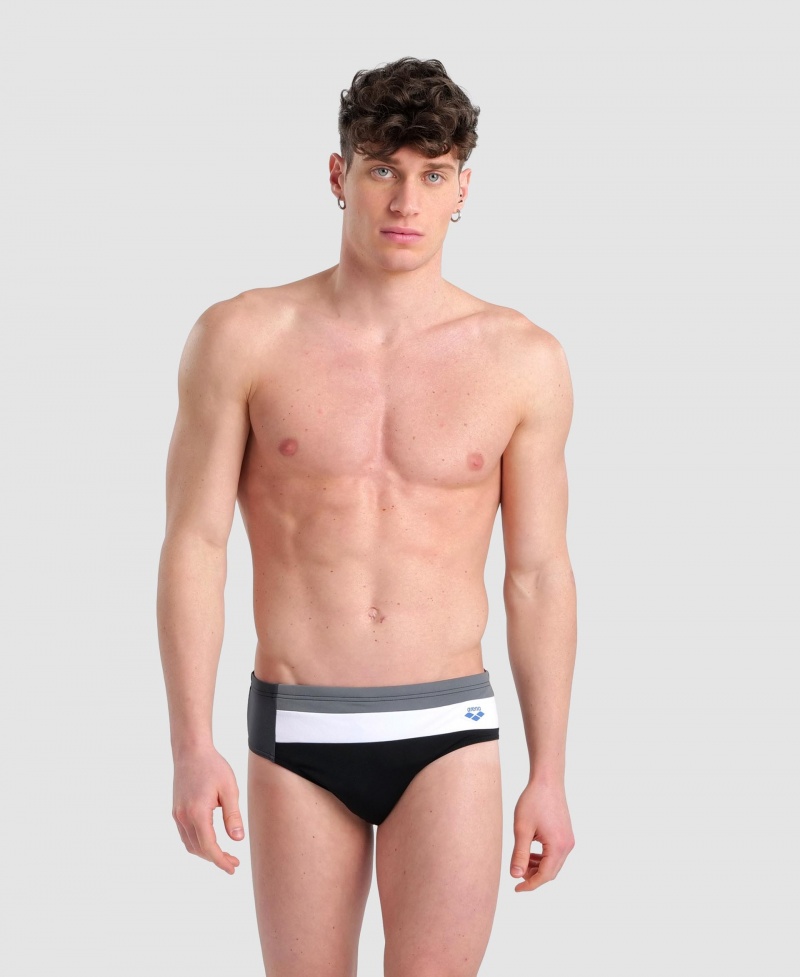 Black Arena Icons Panel Men\'s Briefs | 38712723