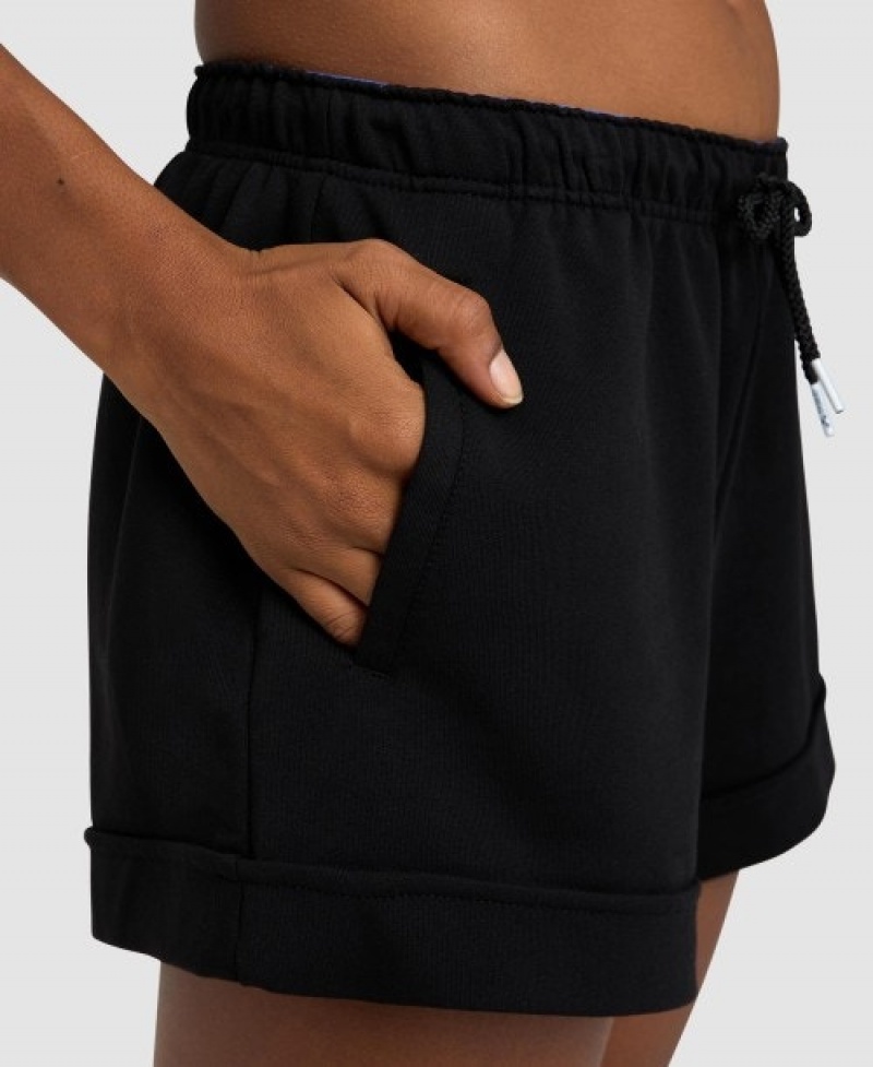 Black Arena Icons Women's Shorts | 71604850