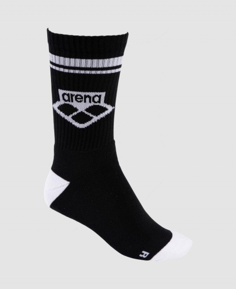 Black Arena Icons Women's Socks | 50231159