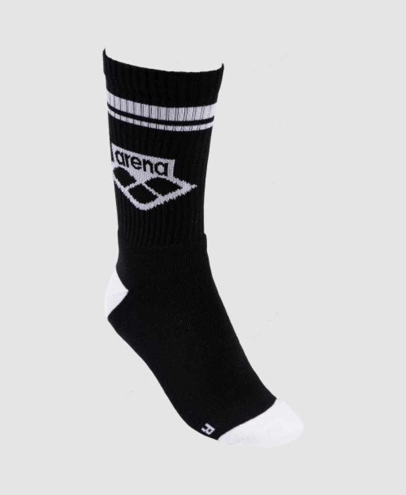 Black Arena Icons Women's Socks | 50231159