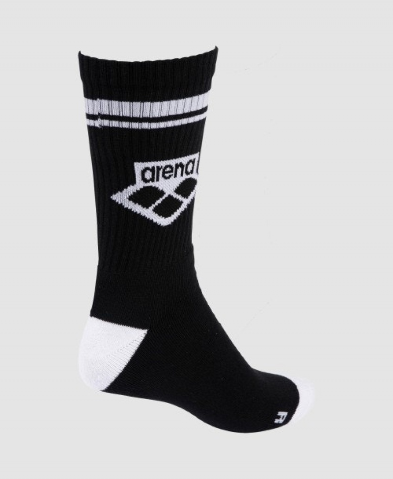 Black Arena Icons Women's Socks | 50231159