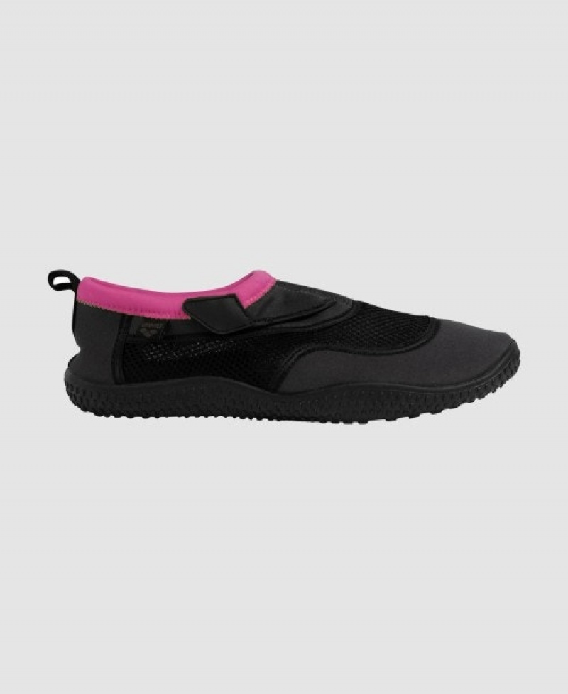 Black Arena Junior Men's Water Shoes | 73581096