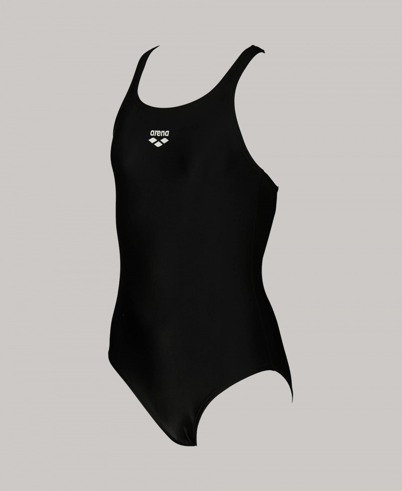 Black Arena Lts Jr Pro Back Girls\' Swimsuits | 98347431