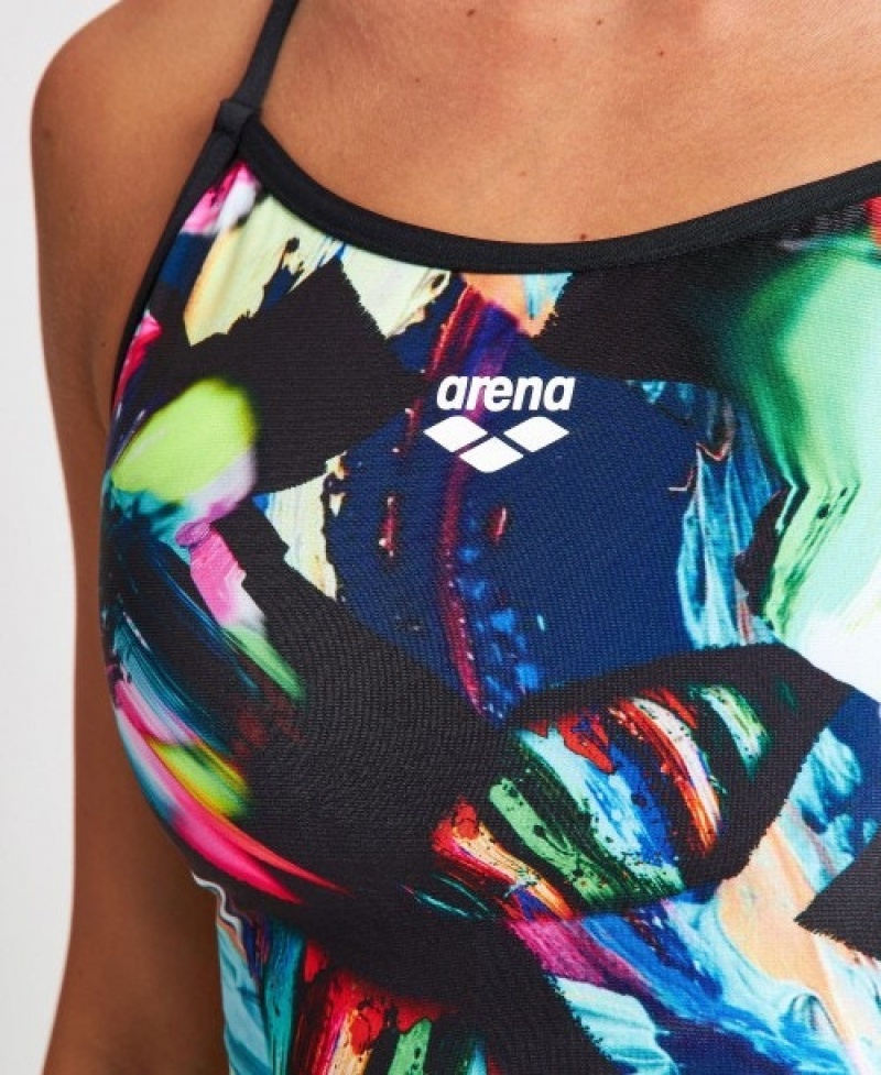 Black Arena Lts Pro Back Women's Swimsuits | 67167761