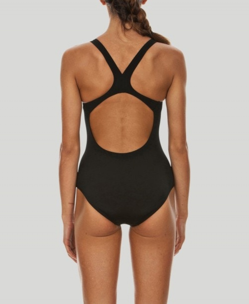 Black Arena Madison Swim Pro Back Women's Swimsuits | 31564659