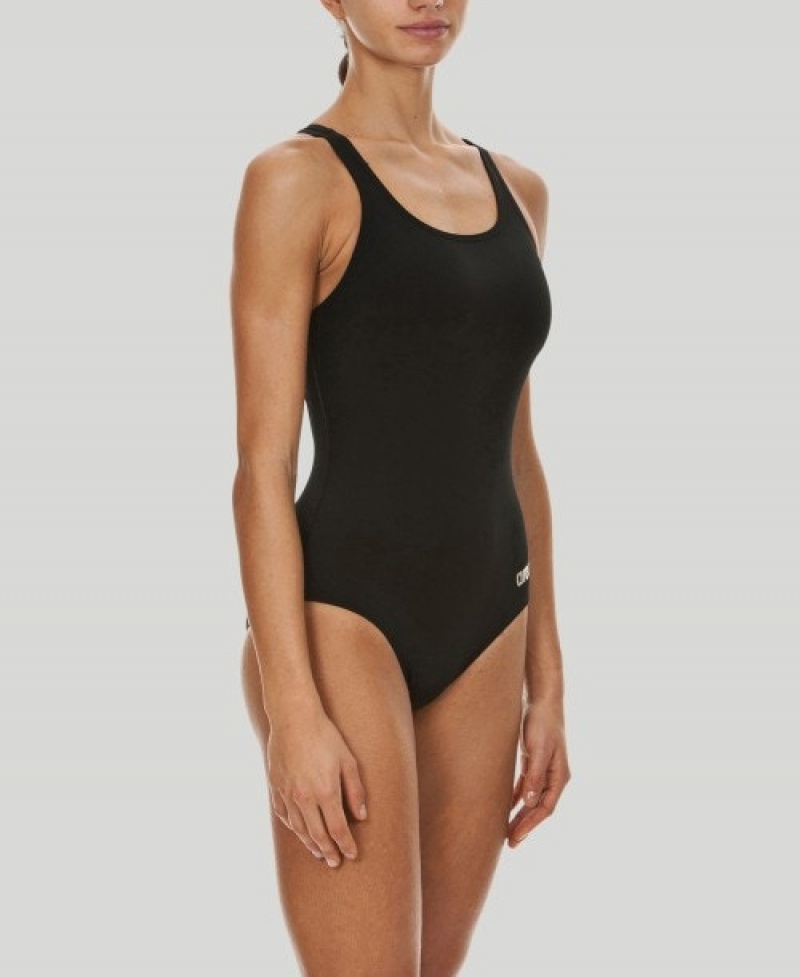 Black Arena Madison Swim Pro Back Women's Swimsuits | 31564659