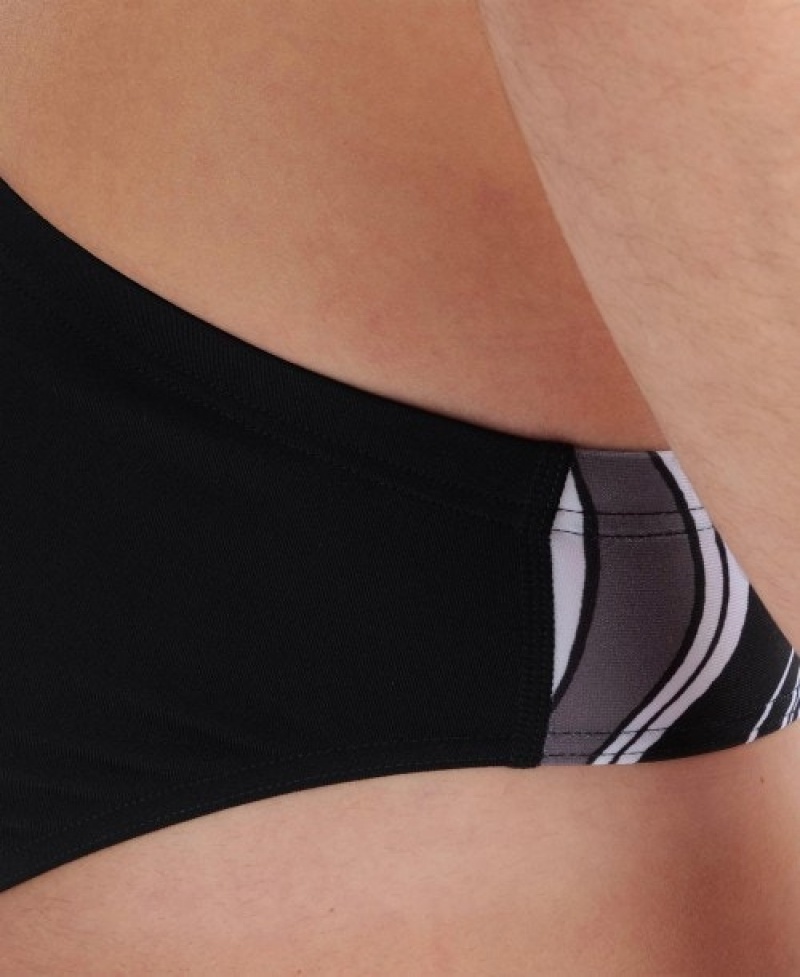 Black Arena Marbled Men's Briefs | 30677919