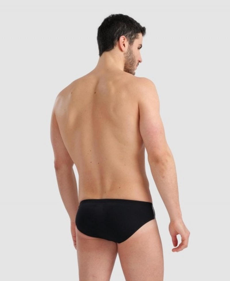 Black Arena Marbled Men's Briefs | 30677919