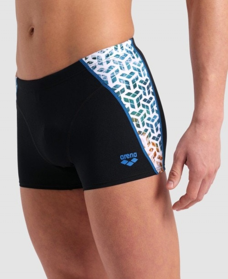 Black Arena Planet Water Men's Swim Trunks | 27176429